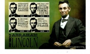 Nevis - 2011 -  President Abraham Lincoln - Sheet of Four  - MNH