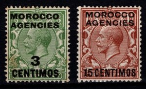 Morocco Agencies 1914-26 George V Optd. Spanish cur., Part Set [Unused]