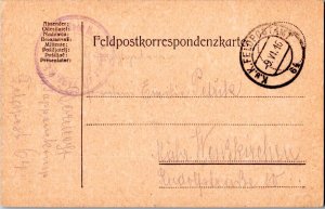 Austria Soldier's Free Mail 1916 K.u.K. Feldpostamt 64 1/14 Sappeur Komp. Fel...