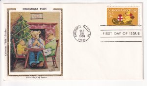 1981 Christmas Valley, OR, Christmas, Colorano Cachet, FDC (S31050)