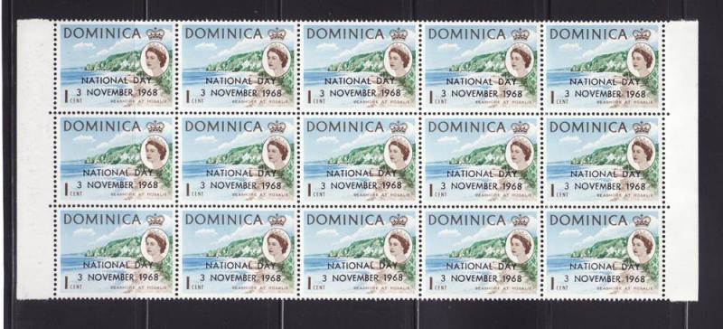 Dominica 228 Block of 15 MNH National Day (C)