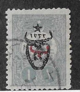 Turkey Sc #515 1pi blue used VF