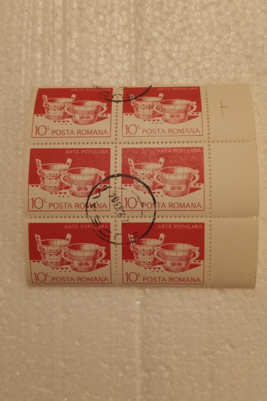 46 Posta Romana Arta Populara Stamps Pre Canceled