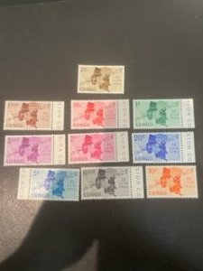 Congo Dem Rep 356-365 MNH comp set