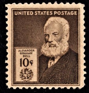 US 893 MNH 10 Cent Alexander Graham Bell Inventor