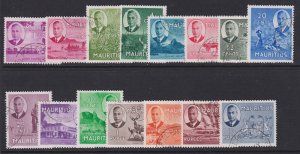 Mauritius, Scott 235-249 (SG 276-290), used