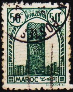 Morocco(French). 1943 50c S.G.267 Fine Used
