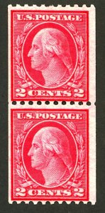 U.S. #450 MINT PAIR OG HR