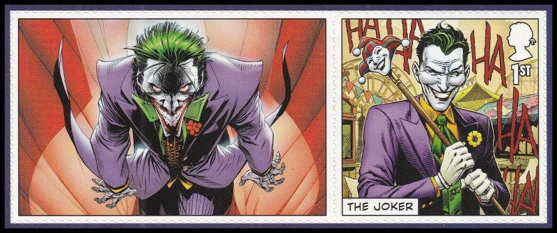 GB LS135b DC Collection Batman The Joker 1st single (1 stamp) MNH 2021