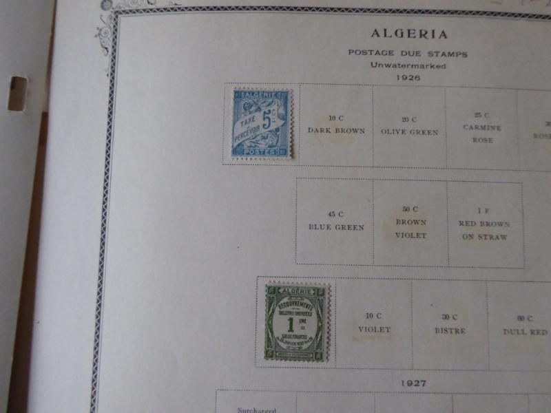 Algeria 1924-1971 Stamp Collection on Scott Specialty Album Pages