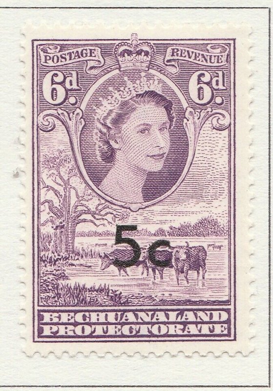 1961 BECHUANALAND PROTECTORATE 5cMH* Stamp A4P40F40035-