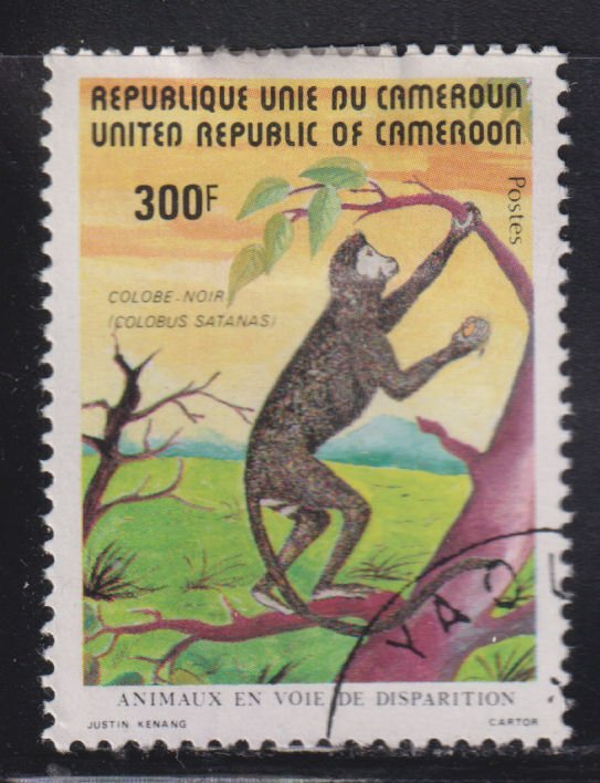 Cameroun 718 Black Colobus 1982