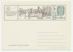 Postal stationery Poland 1973 Nicolaus Copernicus - Astronomer