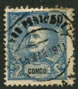 Portuguese Congo SC# 53 King Carlos 65r CDS