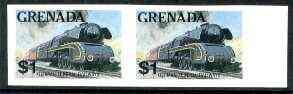 Grenada 1982 Famous Trains $1 German Federal Rlw Steam Lo...