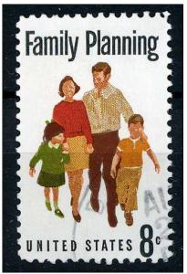 USA 1972 - Scott 1455 used - 8c, Family Planning