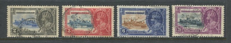 Trinidad KGV 1935 Silver Jubilee set used