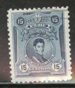 Peru  Scott 245A used 1924 stamp 