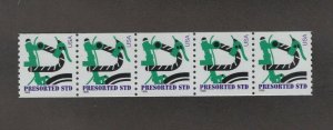 Scott 3229 - Modern Bicycle. Coil Strip Of 5. MNH. OG.  #02 3229s5 