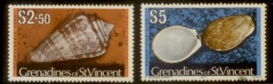 St. Vincent Grenadines 1975 SC# 49-50 Seashells  MNH  L88