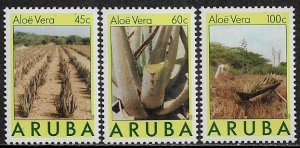 Aruba #29-31 MNH Set - Aloe Vera Plant