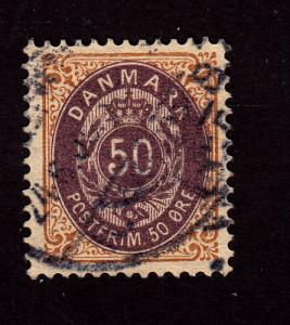 Denmark 33 Royal Emblems 1875