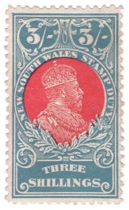 (I.B) Australia - NSW Revenue : Stamp Duty 3/- (Crown A)