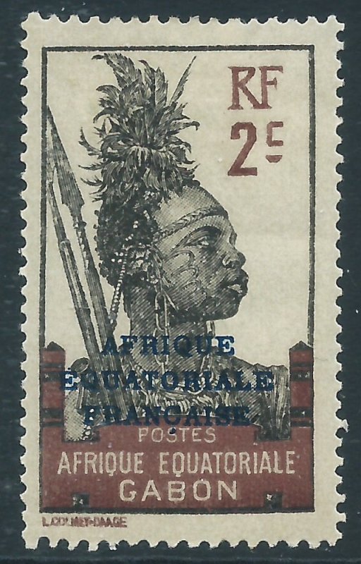 Gabon, Sc #86, 2c MH