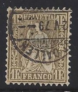 Switzerland 50 Used..and...Superb!! CV $130