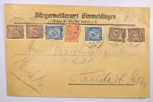 German Inflation 1922 - Mayor's Office - Musbach - J7870