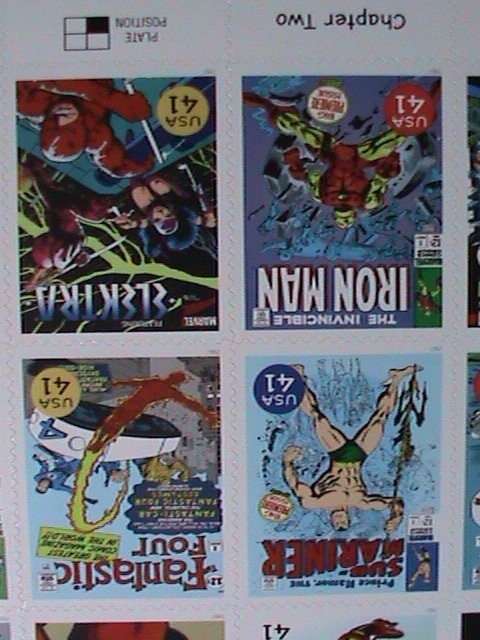 ​UNITED STATES-2007 SC#4159-MARVEL COMICS-SUPER HEROES MNH SHEET VERY FINE