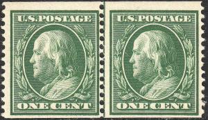 U.S. 352 F+VF NH GL PAIR (90718) 