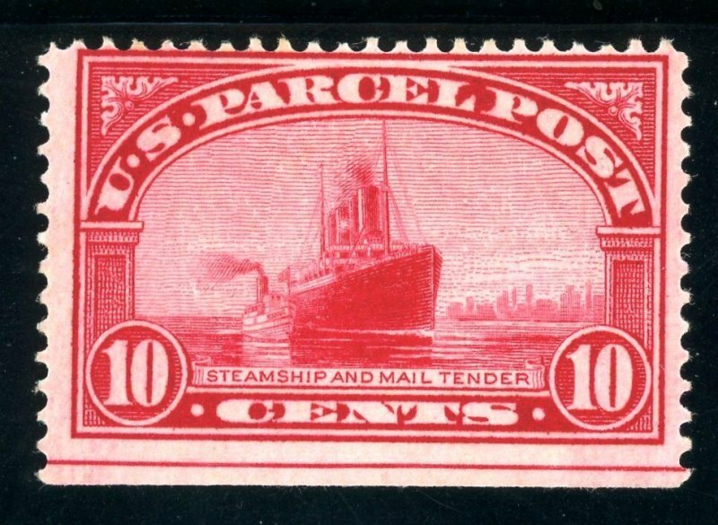 USAstamps Unused FVF US 1913 Parcel Post Steamship Scott Q6 OG MHR