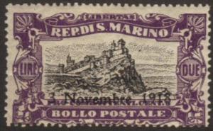 San Marino #B16 off center but MNH