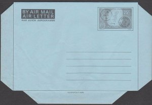 ST VINCENT 25c Postmarks airletter / aerogramme unused......................M606