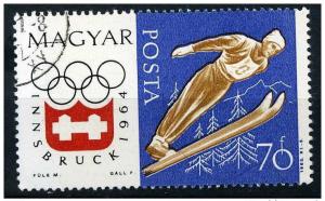 Hungary 1963 Scott 1550 - 70f, 9th Winter Olympic Innsbruck