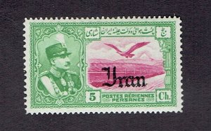 IRAN SCOTT#C55 1935 5c AIRMAIL - IRAN OVERPRINT - MH