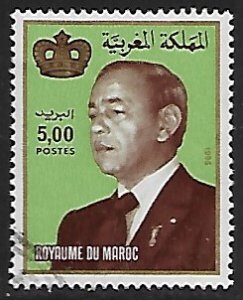 Morocco # 524 - King Hassan II - used....{Zw7}