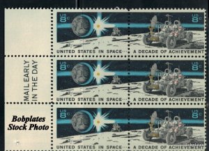 BOBPLATES US #1434-5 Space Mail Early Block F-VF NH ~ See Details for Pos