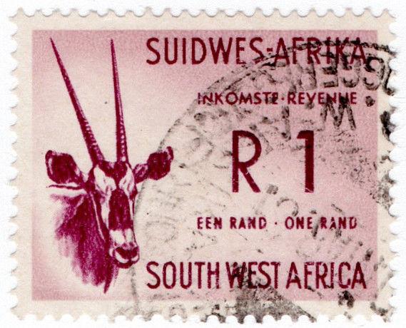 (I.B) South-West Africa Revenue : Duty Stamp R1