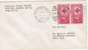 1949, 1st Flt., Pan-Am Airlines, AAMC F14-65F, Seattle, WA, See Remark (32573)