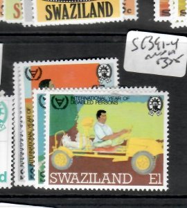 SWAZILAND  DISABLED PERSONS     SC 395-398      MNH   P0605H