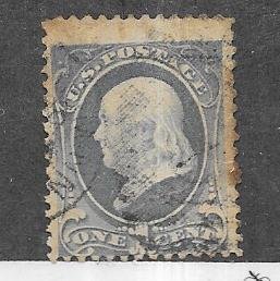 US # 156  1c Franklin   (U) CV. $5.75