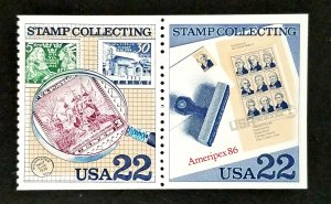 US #2200 + 2201 MNH FVF Fresh and Crisp …....................(XBLKS)
