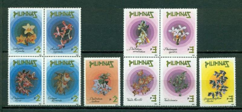 Philippines Scott #2244-2245 MNH Orchids Flora Flowers CV$8+