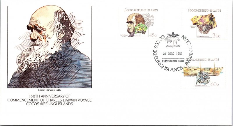 Cocos Islands, Worldwide First Day Cover