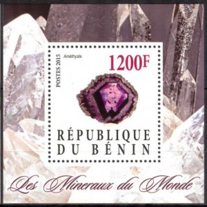 Benin 2015 Minerals Amethyst S/S MNH Cinderella !