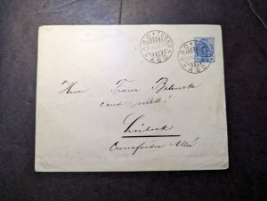 1897 Finland Cover Turku to Lubeck Germany