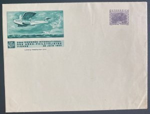 Mint Austria Ps Envelope WIPA International Congress Vienna Cachet 1933