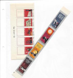 Poland, 1669a,1673a, Various Designs Strips,**MNH**